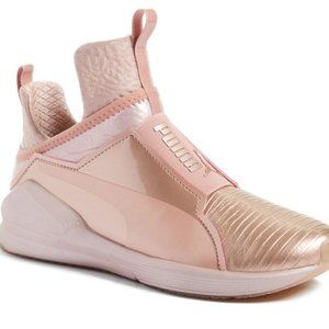 Puma rose gold sneakers